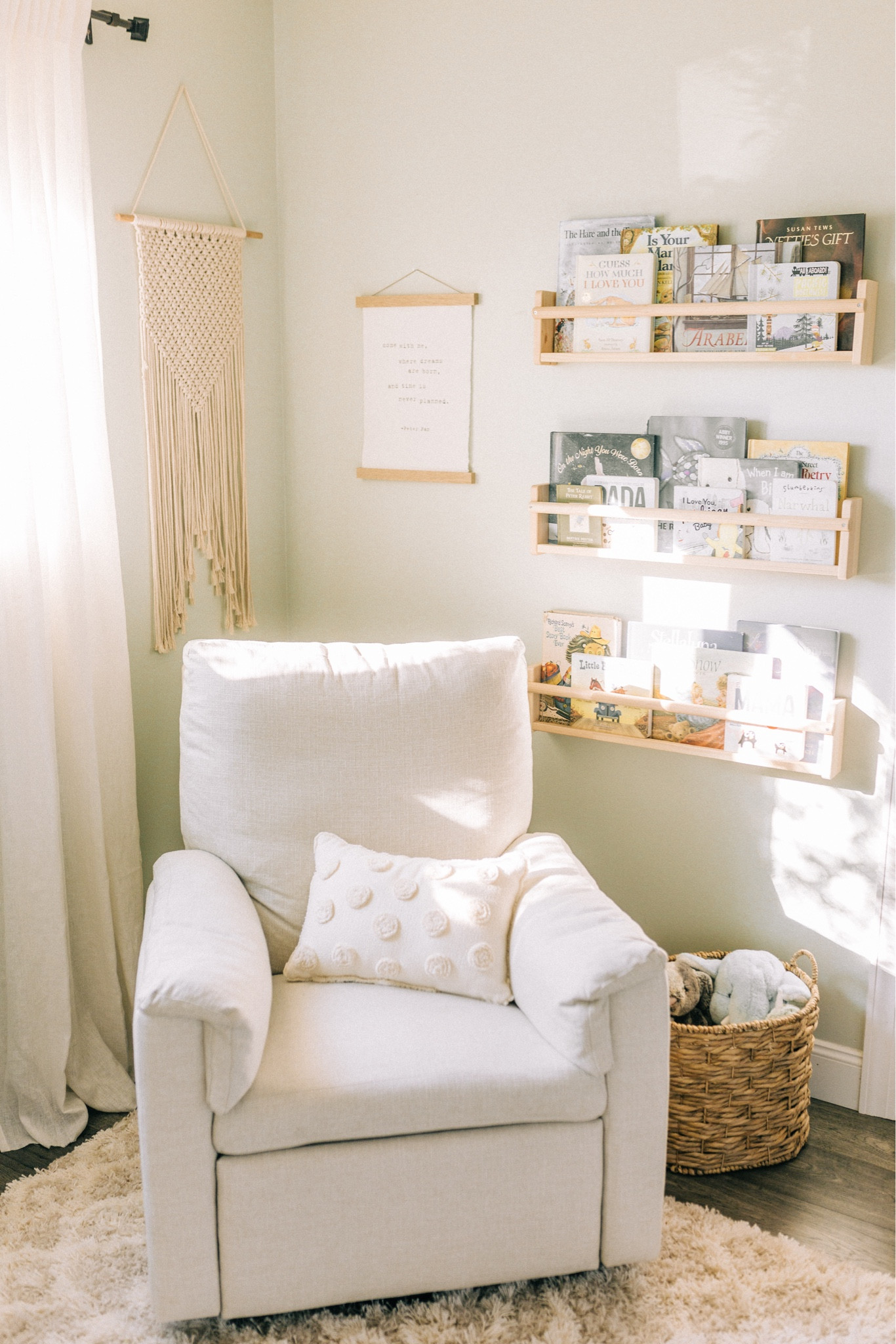 Baby nursery views 🥰 This chair is the PBK Dream Glider (Manual) in Performance Boucle Oatmeal. I do have the powered version too and love that one as well!

#LTKbaby #LTKkids #LTKbump