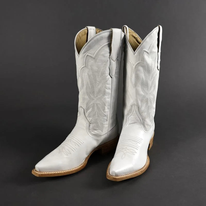 Stetson Womens Casey Fashion Snip Boot - Cream available boltranchstore.com | Bolt Ranch Store