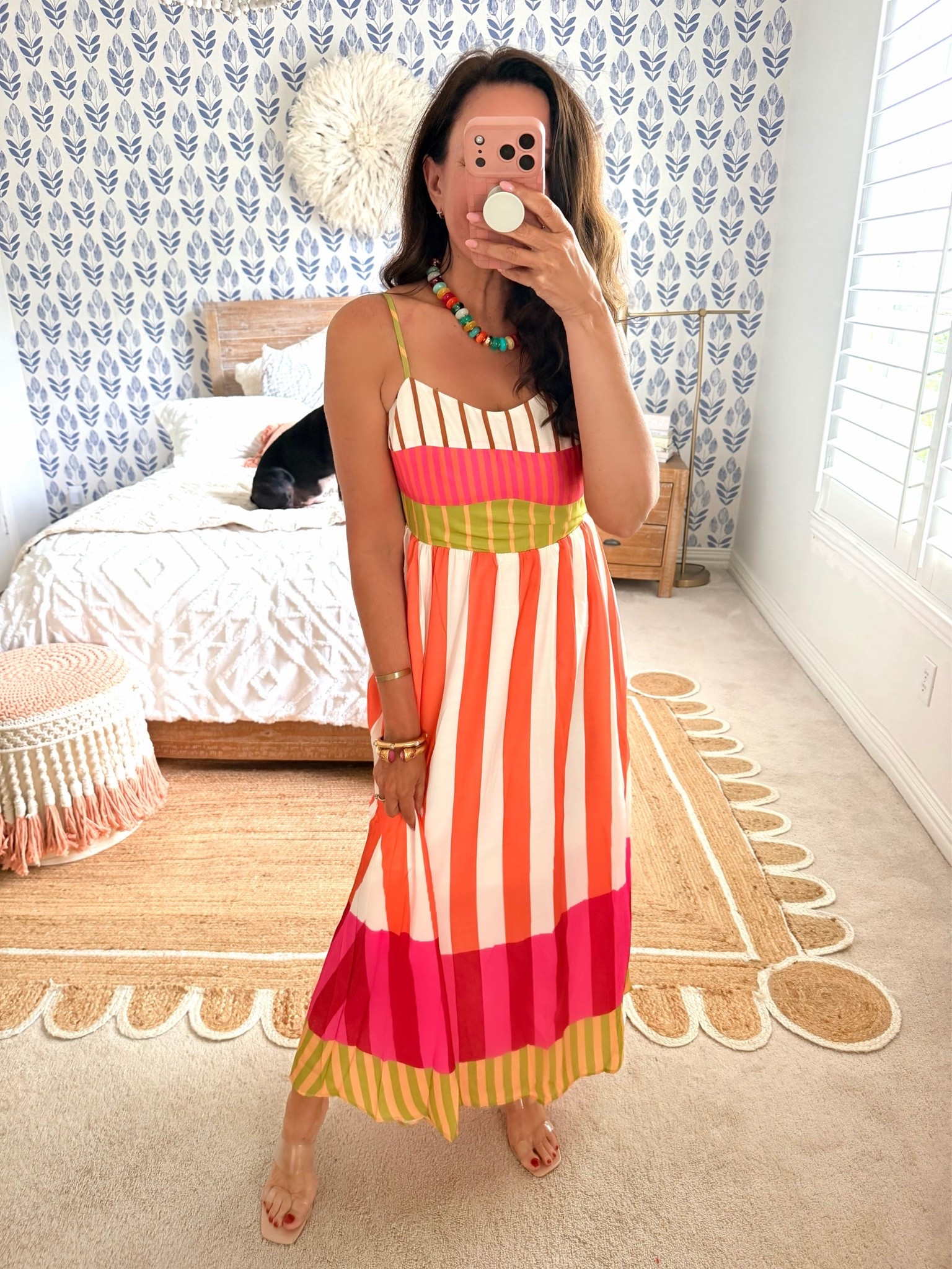 This maxi screams summer! Lined with adjustable straps! Wearing a medium. Lots of other colors/prints available! 
.
I

#LTKootd #LTKmomlife #LTKSeasonal