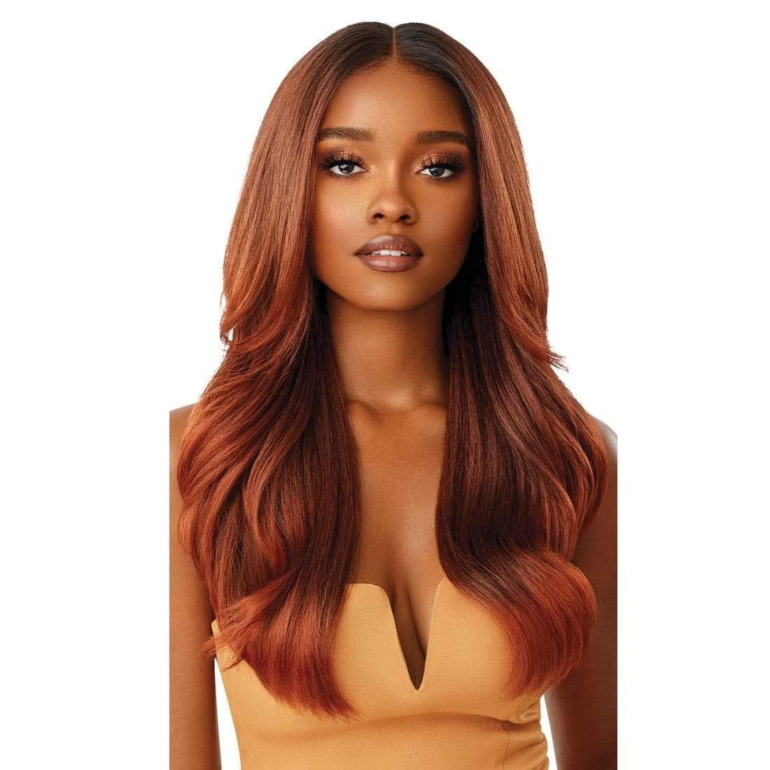 Outre Melted Hairline Lace Front Wig KAMIYAH (DRFF2/CINNAMON MOCHA) | Amazon (US)