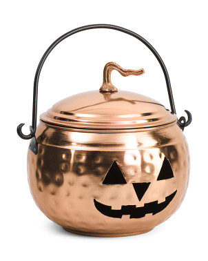 12in Jack O Lantern Bucket With Lid | Halloween | Marshalls | Marshalls