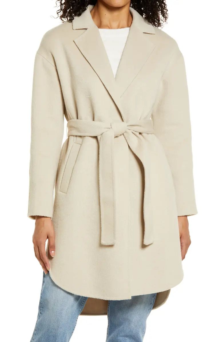 Belted Wool Blend Coat | Nordstrom