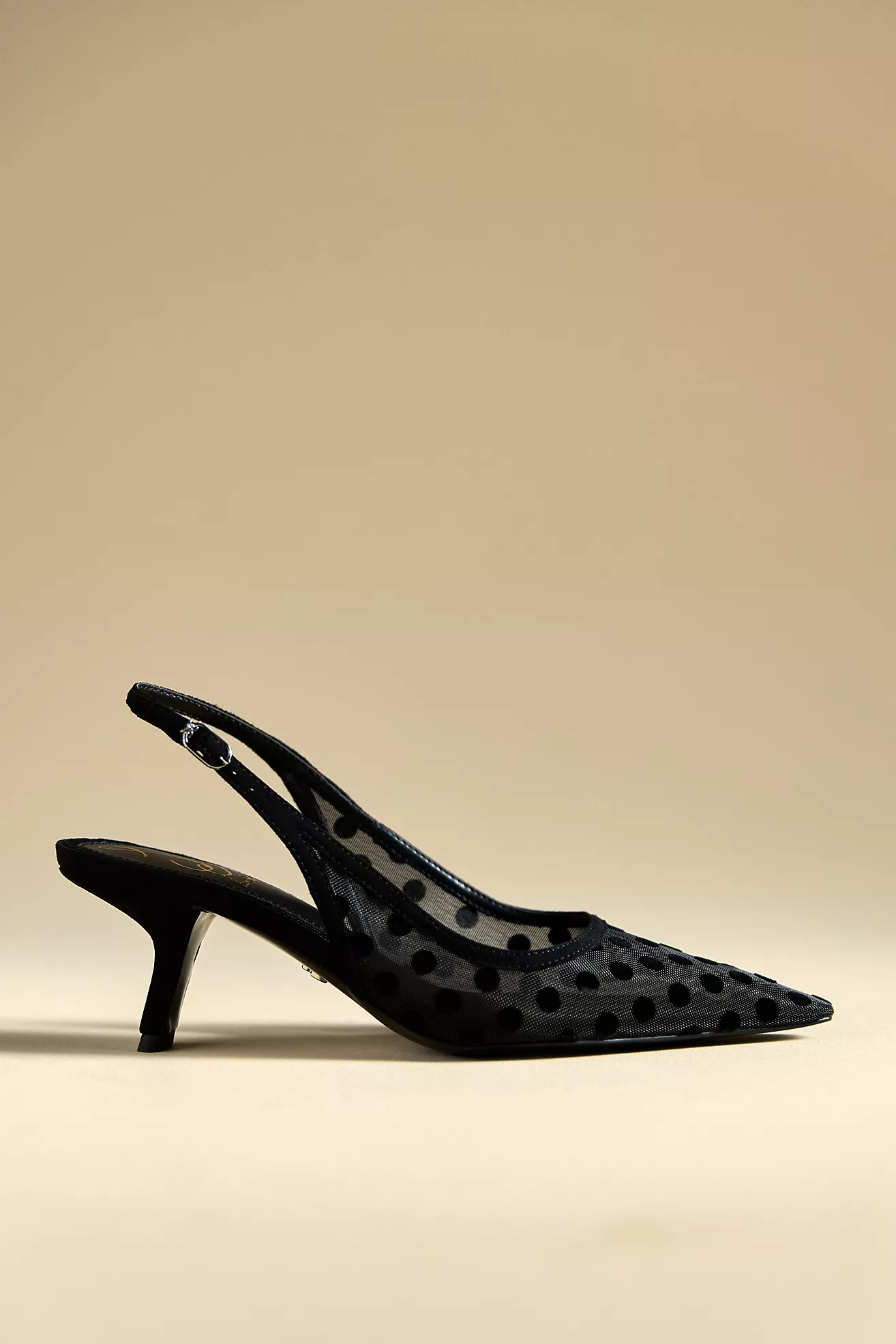 Sam Edelman Bianka Mesh Dot Slingback Heels | Anthropologie (US)