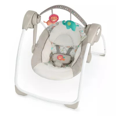 Ingenuity Soothe 'n Delight Portable Baby Swing with Music, Cozy Kingdom | Belk