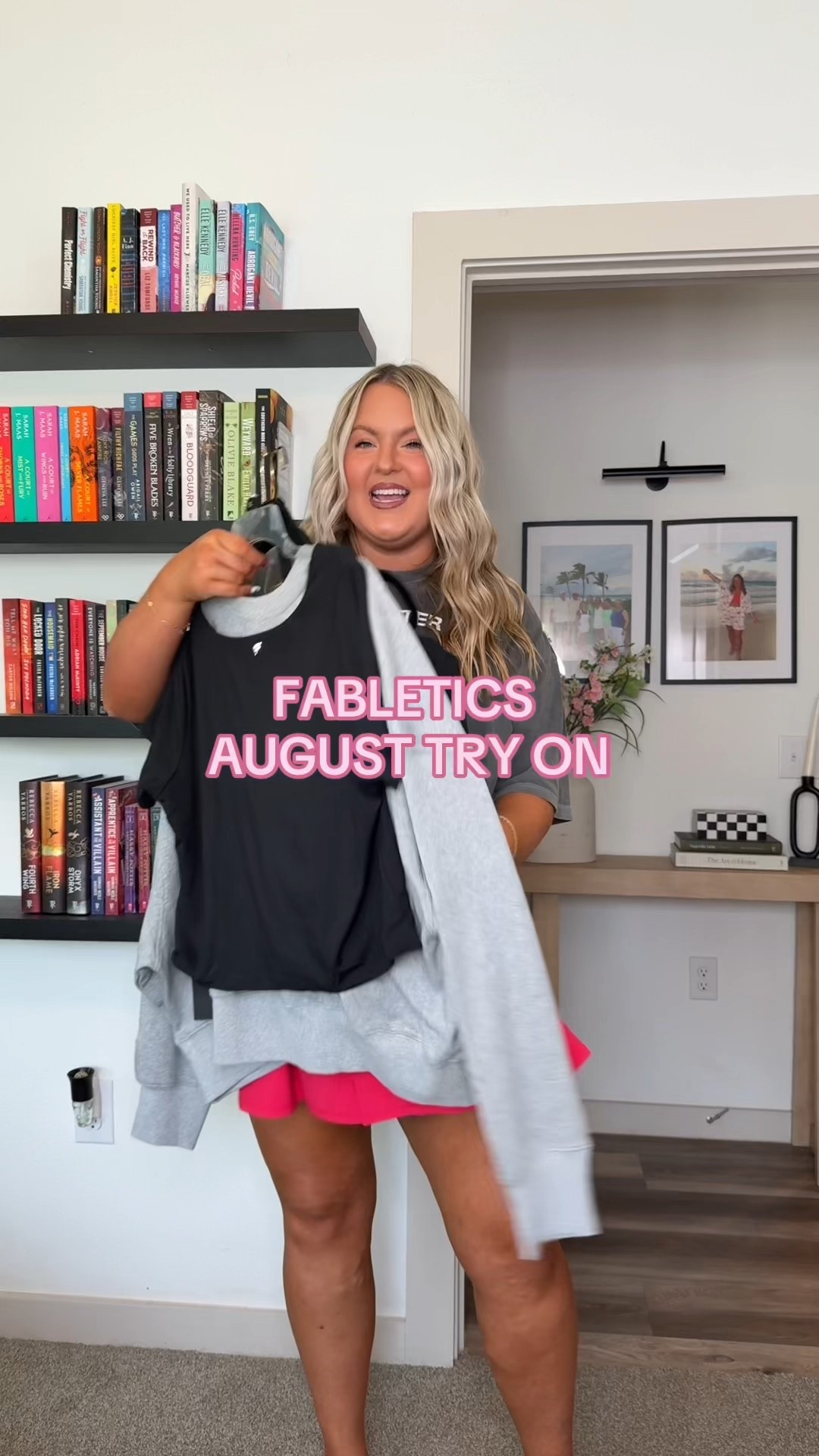 Size 2x in black skirt, black top and grey set 
Size xxl in leggings and sports bra 

#LTKPlusSize #LTKStyleTip #LTKActive