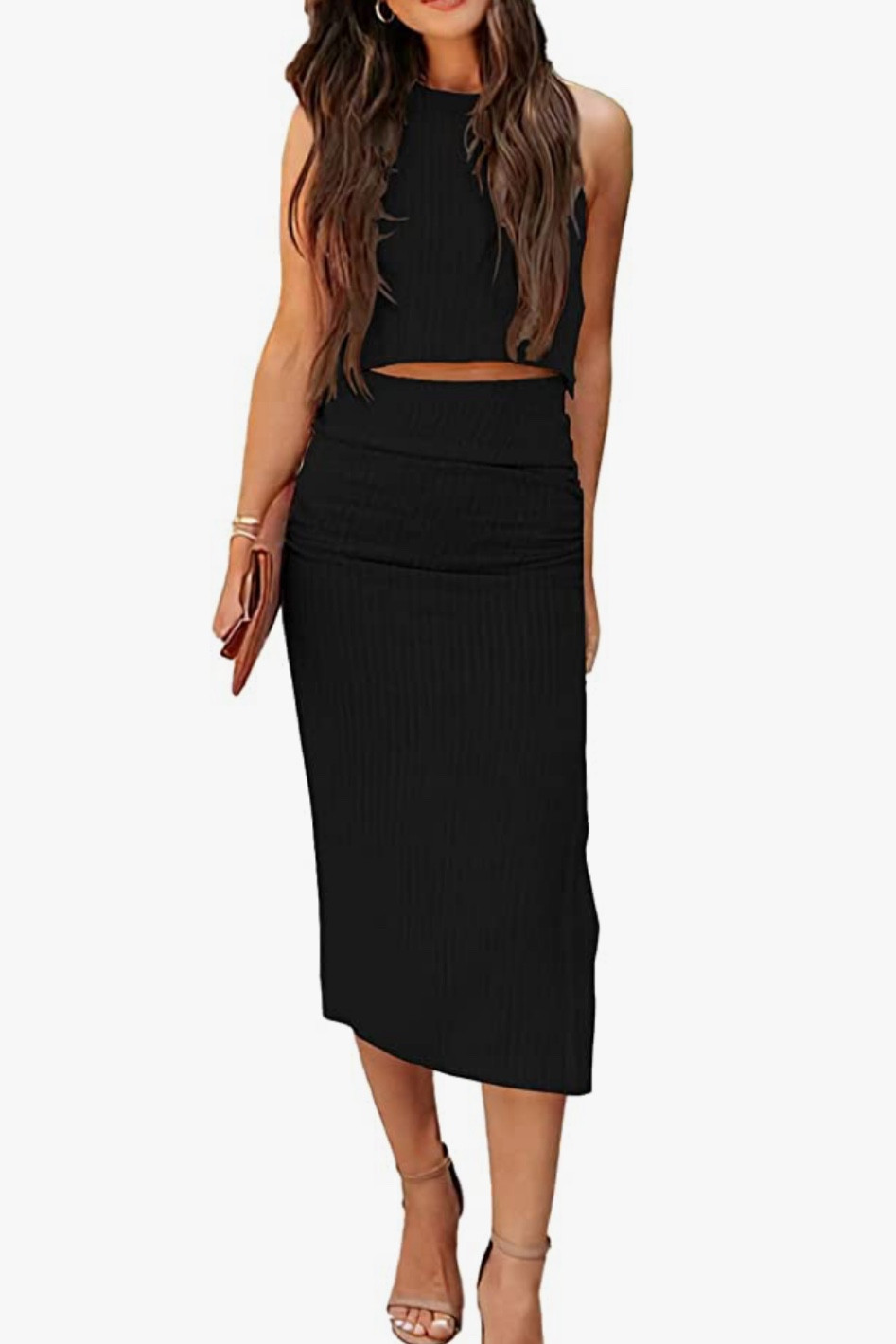 Two piece set, black two piece set, black skirt, maxi skirt, workwear, work outfit,  beach wear, vacation , vacation outfit, summer outfit, Amazon, Amazon find, valentines, Valentine’s Day 

#LTKFind #LTKunder50 #LTKstyletip