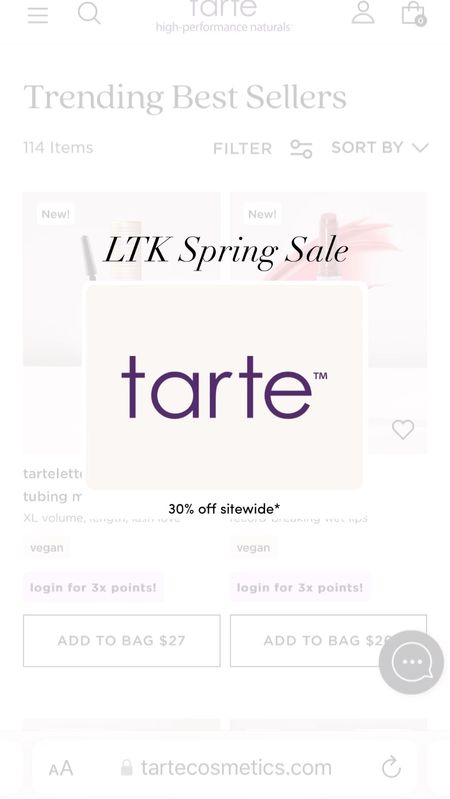 Shop the LTK Spring Sale with Tarte cosmetics!

#LTKSpringSale #LTKsalealert #LTKbeauty