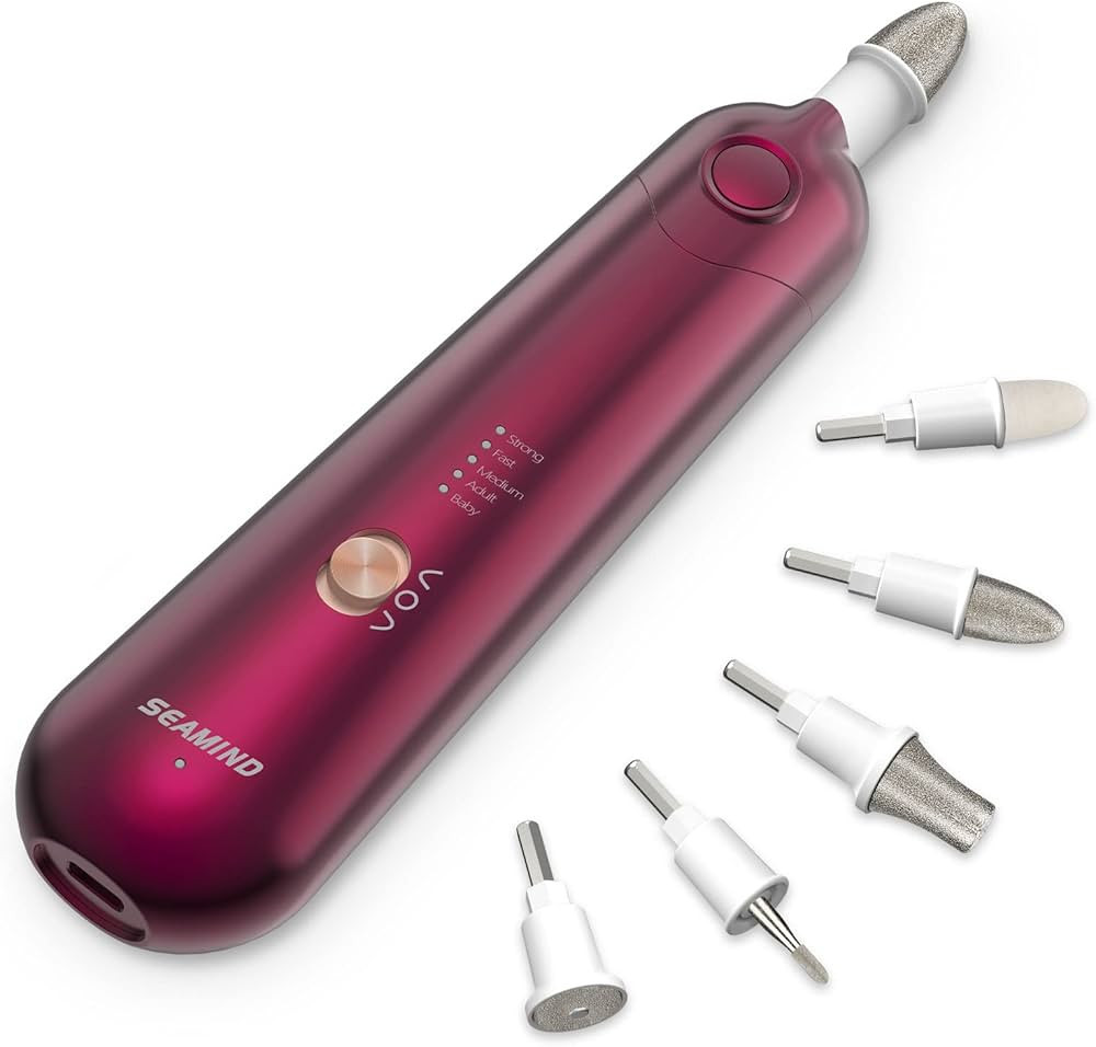 Professional Manicure Pedicure Set, Cordless Electric Nail File Kit, Rechargeable Nail Grinder fo... | Amazon (US)