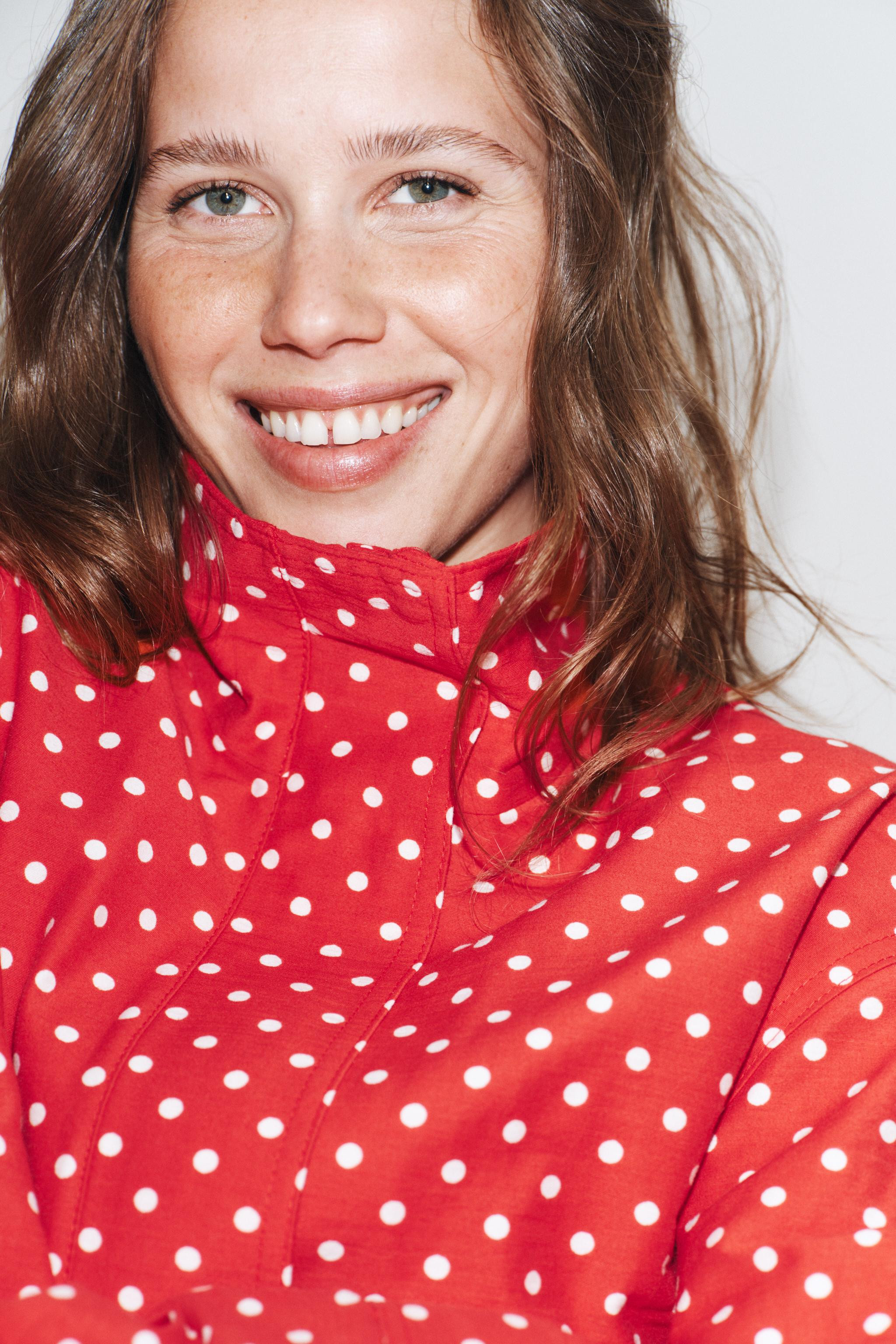 PUFFY JACKET WITH DOTS | Zara UK