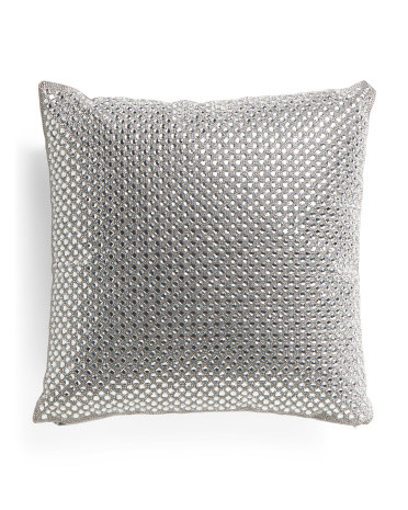 16x16 Rhinestone Pillow | TJ Maxx