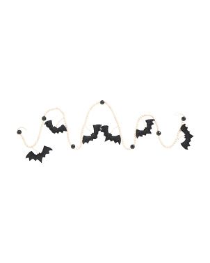 6ft Pearl Garland With Bats | TJ Maxx