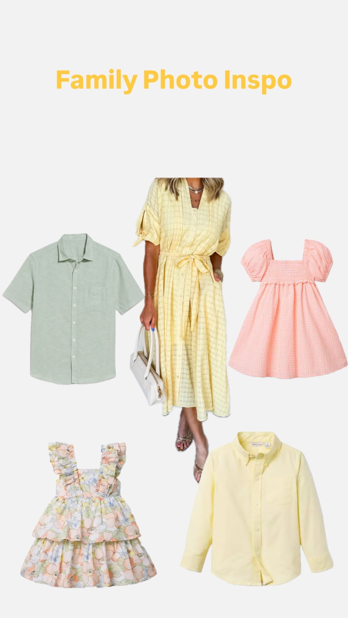 Summer/spring family photo Inspo. 
Easter dress / outfit inspo

#LTKKids #LTKFamily #LTKSeasonal