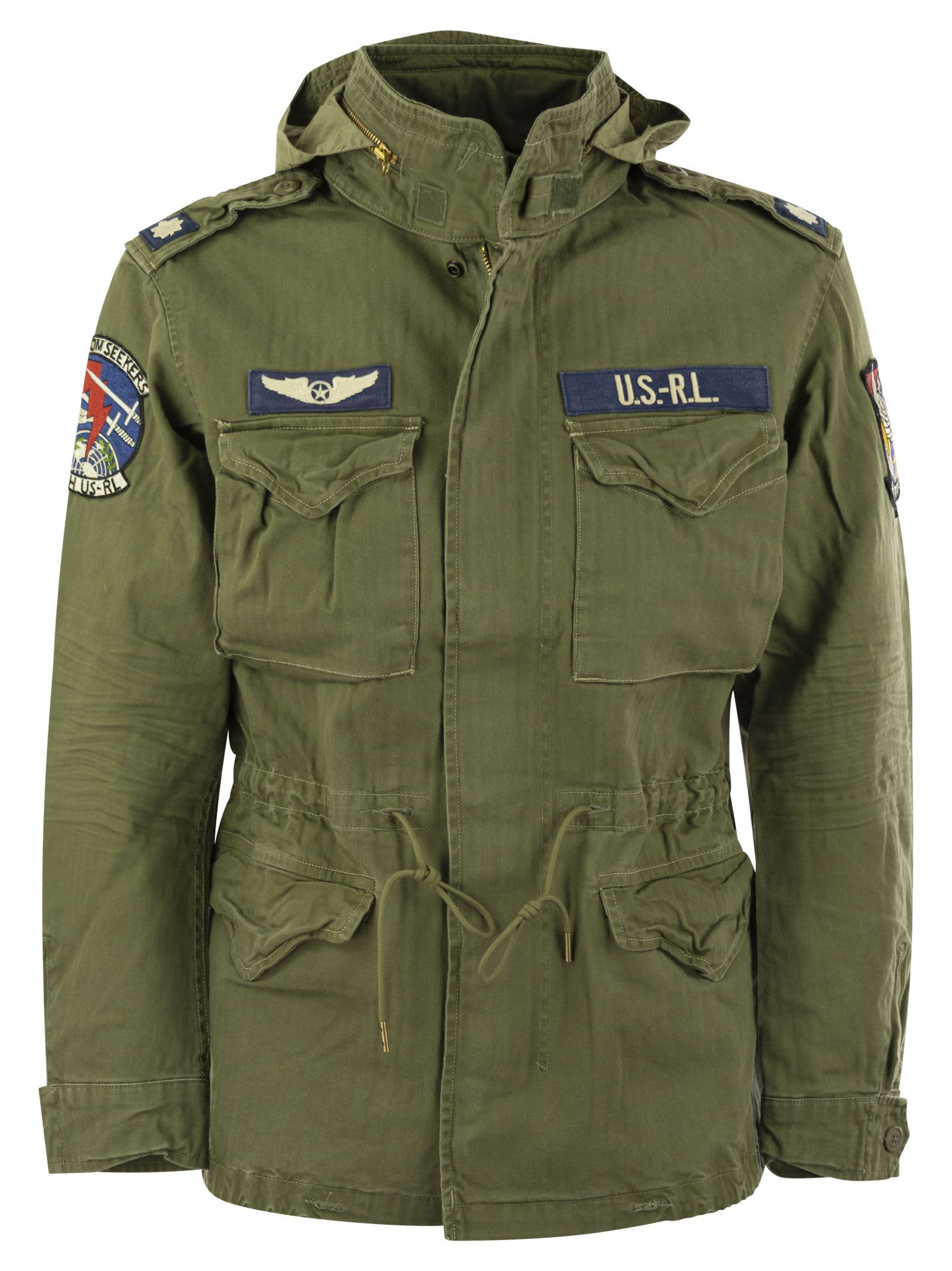 Polo Ralph Lauren Iconic Military Jacket With Patch | Italist.com US