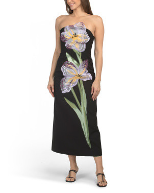 Strapless Floral Applique Gown | Women | Marshalls | Marshalls