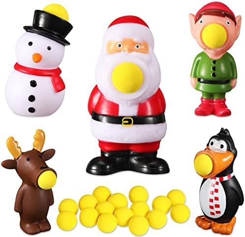 Zubebe Christmas Toys Shooter Ball Foam Toy with Shoot Foam Balls Up to 20 Feet for Kids Outdoor ... | Amazon (US)