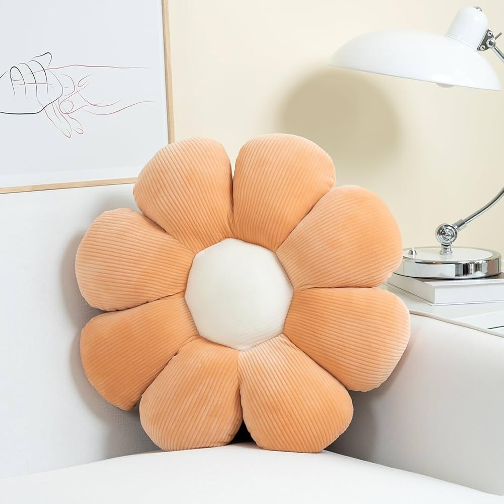 Sioloc Flower Pillow,Flower Shaped Throw Pillow Butt Cushion Flower Floor Pillow,Seating Cushion,... | Amazon (US)