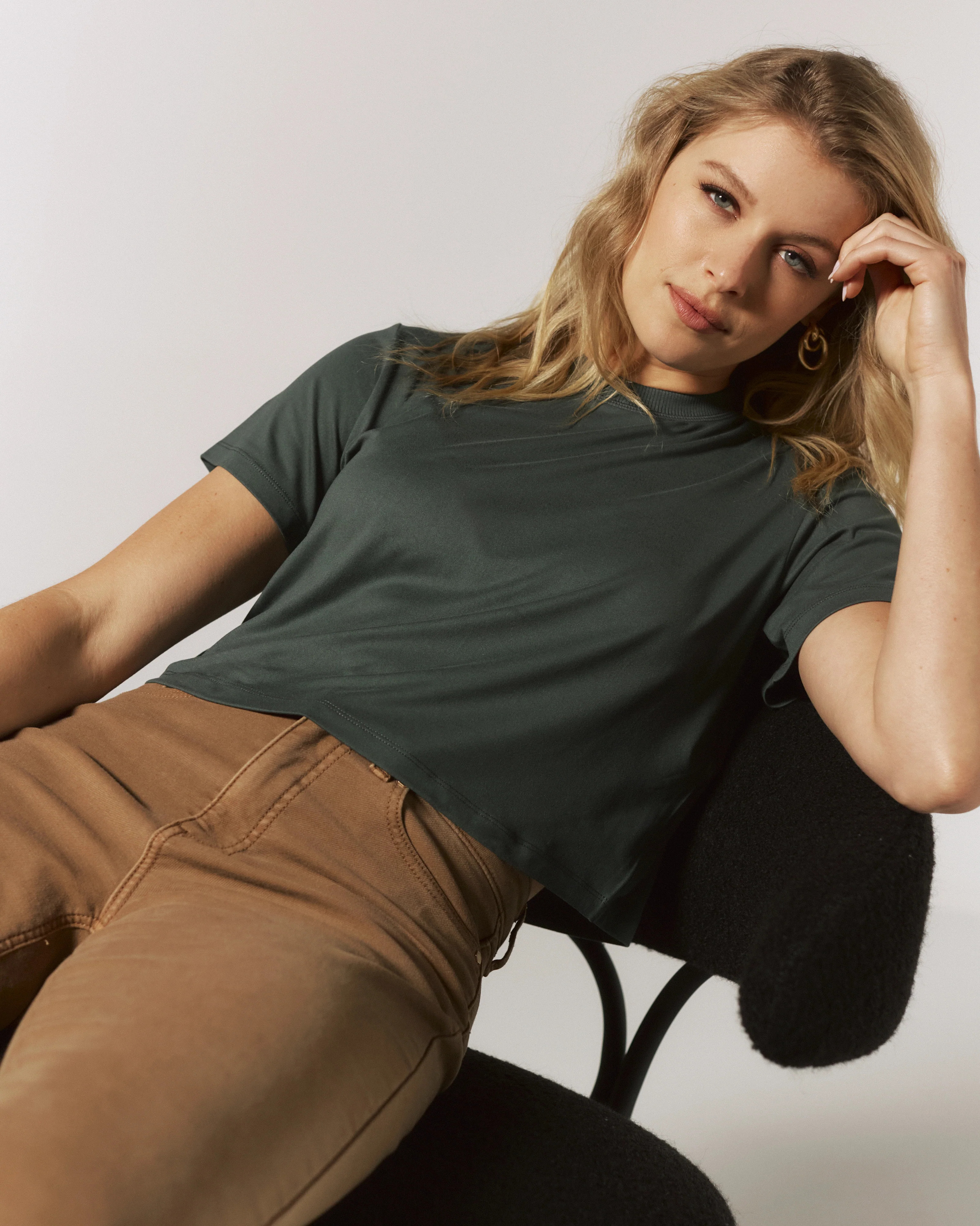 Core(TM) Relaxed Crop Crew Tee | 7Diamonds