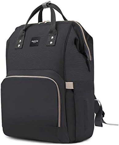 HaloVa Diaper Bag Multi-Function Waterproof Travel Backpack Nappy Bags for Baby Care, Large Capacity | Amazon (US)