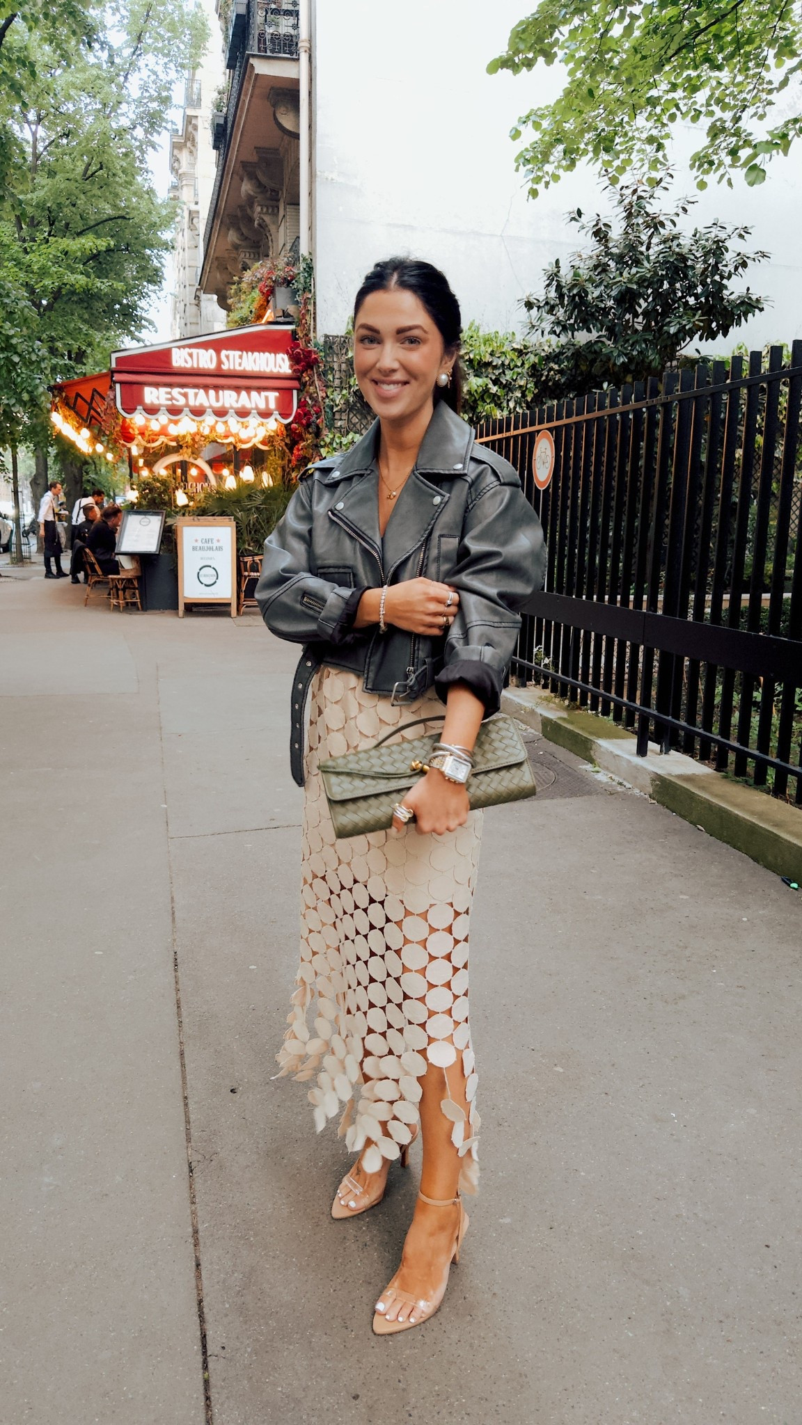 Elevated Dinner Look ✨🖤 
Wearing a small skirt & jacket! 

#LTKSeasonal #LTKStyleTip #LTKFindsUnder100