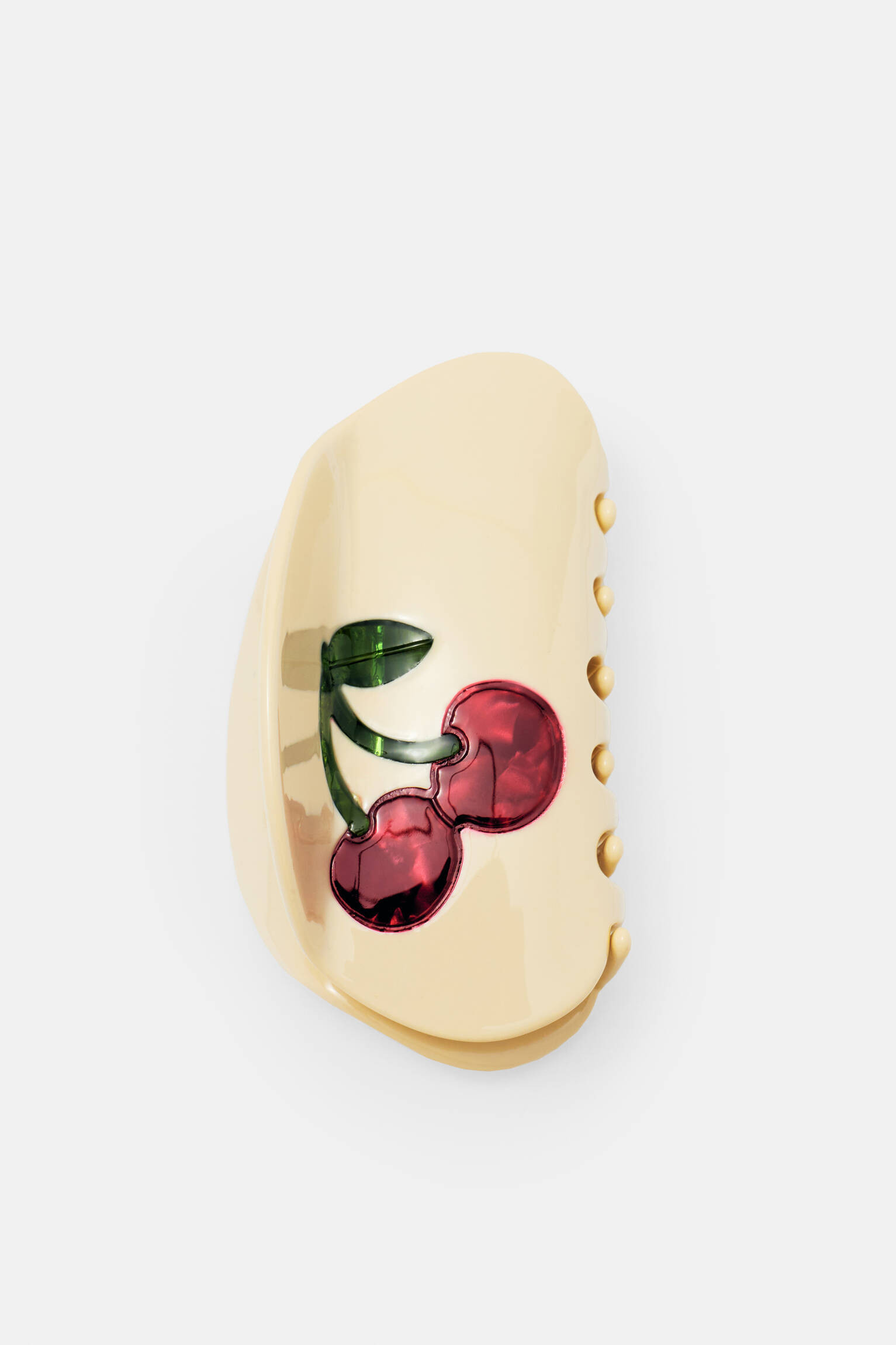 Curved cherry hair clip - Pull&Bear United Kingdom | PULL and BEAR UK
