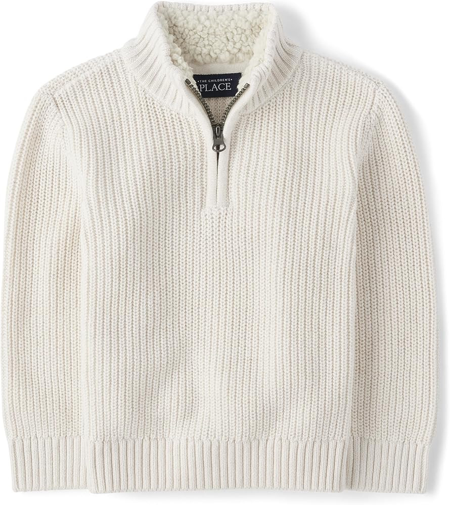 The Children's Place Baby Boys' and Toddler Long Sleeve Holiday Sweater | Amazon (US)