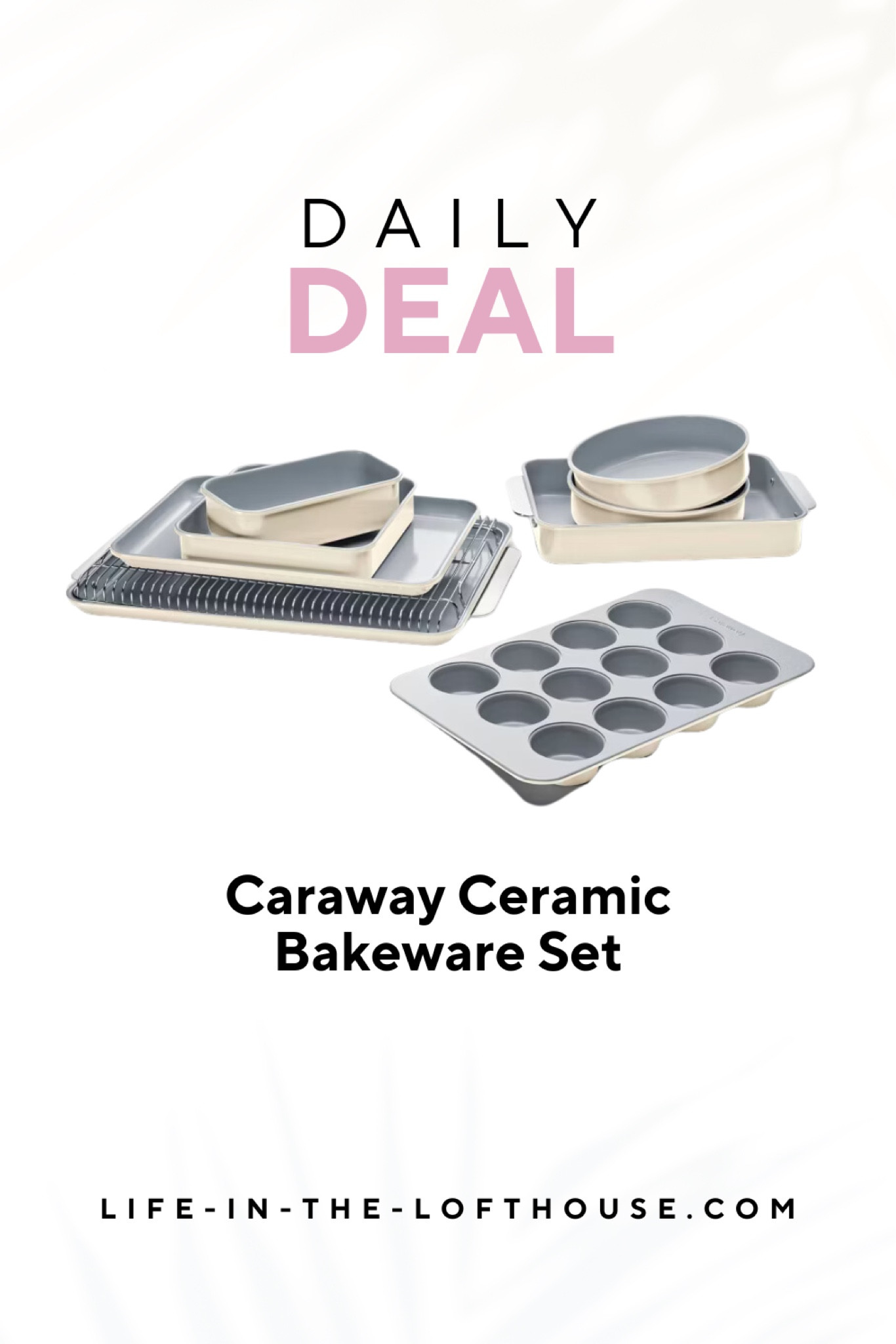 Caraway Non-Stick Ceramic Complete Bakeware Set on sale now! 

#LTKHome #LTKSaleAlert #LTKGiftGuide