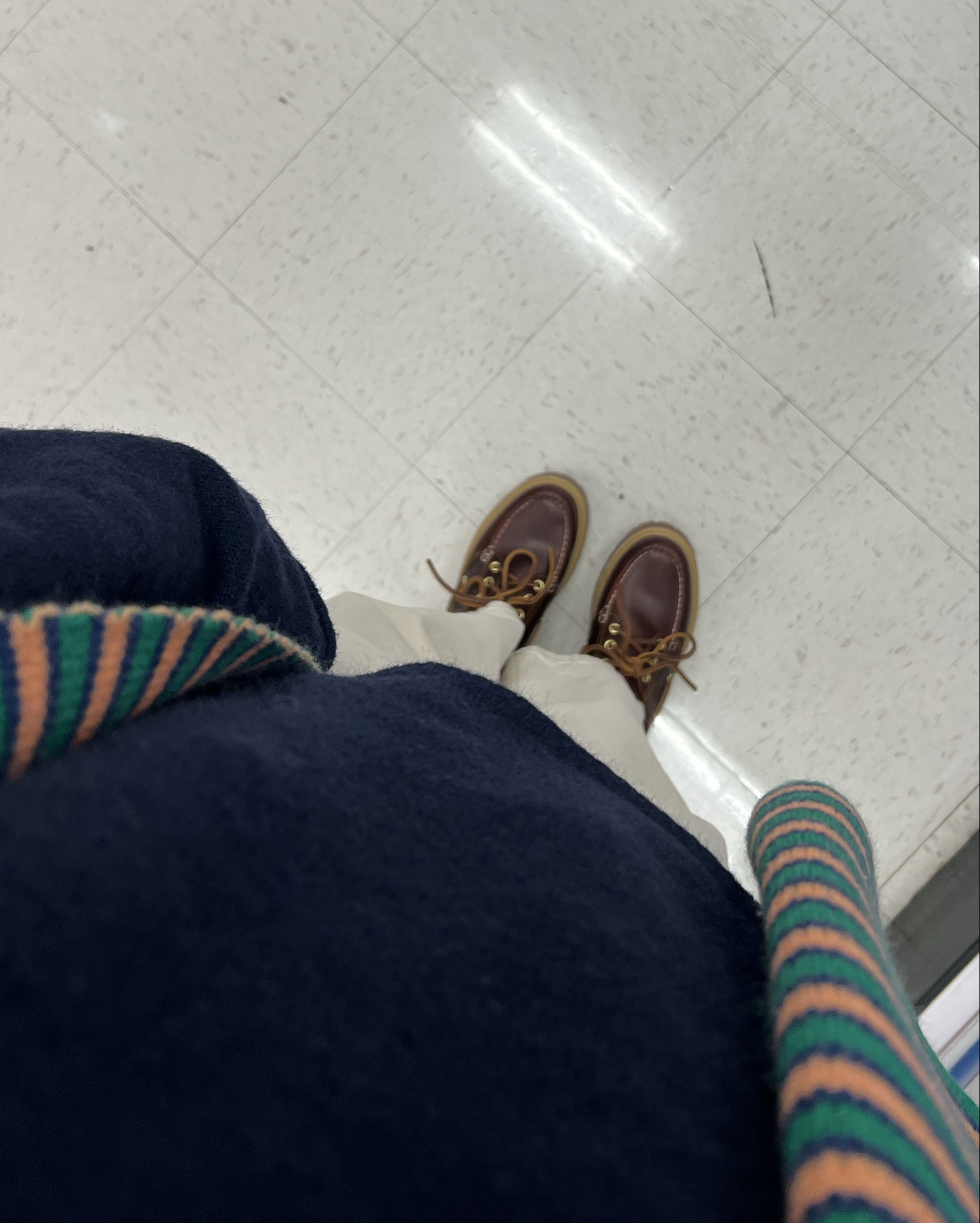 Target run 🎯 with the budget police 👮‍♂️ 
.
🤩didnt get my full ootd images, but loving these fun chunky shoes and the scarf trend! linking my ootd + a few others I’ve picked up recently!!
.
#stripedscarf #scarf #quarterpullover #timberland #freepeople #momlife #momstyle 

#LTKPetite #LTKSeasonal #LTKOver40