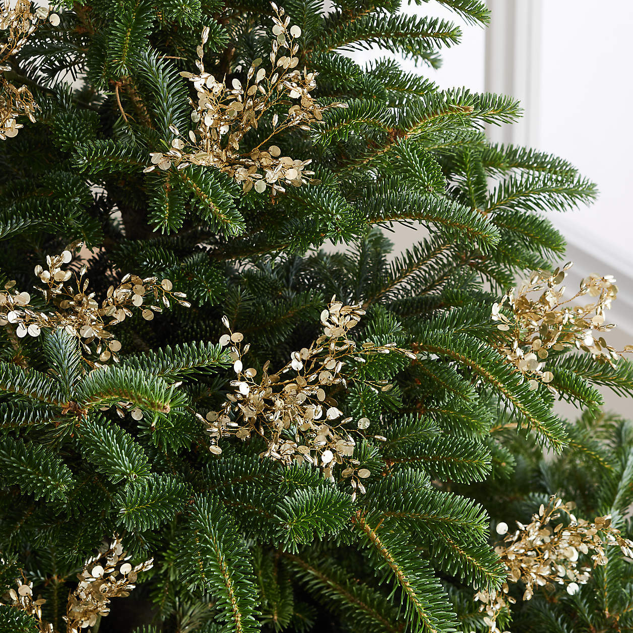 Glass Chip Gold Pick Christmas Tree Ornament + Reviews | Crate & Barrel | Crate & Barrel