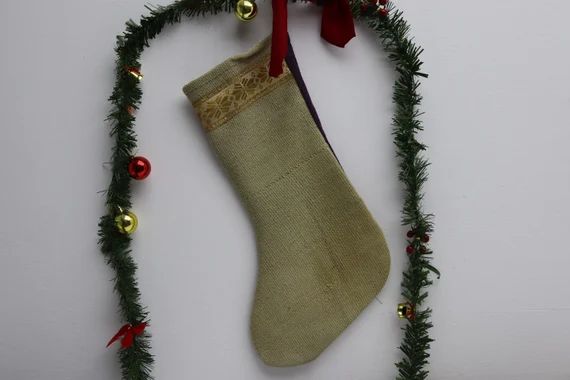 Handwoven Vintage Kilim Decorative Stocking 11x18 Christmas - Etsy Canada | Etsy (CAD)
