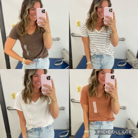 Comment “LINK” to get links sent directly to your messages. These $10 tees are pretty dang good available in a ton of colors 💕 I preferred to go up to a medium 
.
#oldnavy #oldnavystyle #oldnavyfinds #oldnavyfashion #basictee #casualoutfit #casualstyle #casualfashion #momstyle #momsofinstagram 

Follow my shop @julienfranks on the @shop.LTK app to shop this post and get my exclusive app-only content!

#liketkit #LTKstyletip #LTKunder50 #LTKsalealert
@shop.ltk
https://liketk.it/44YEX

#LTKsalealert #LTKstyletip #LTKunder50