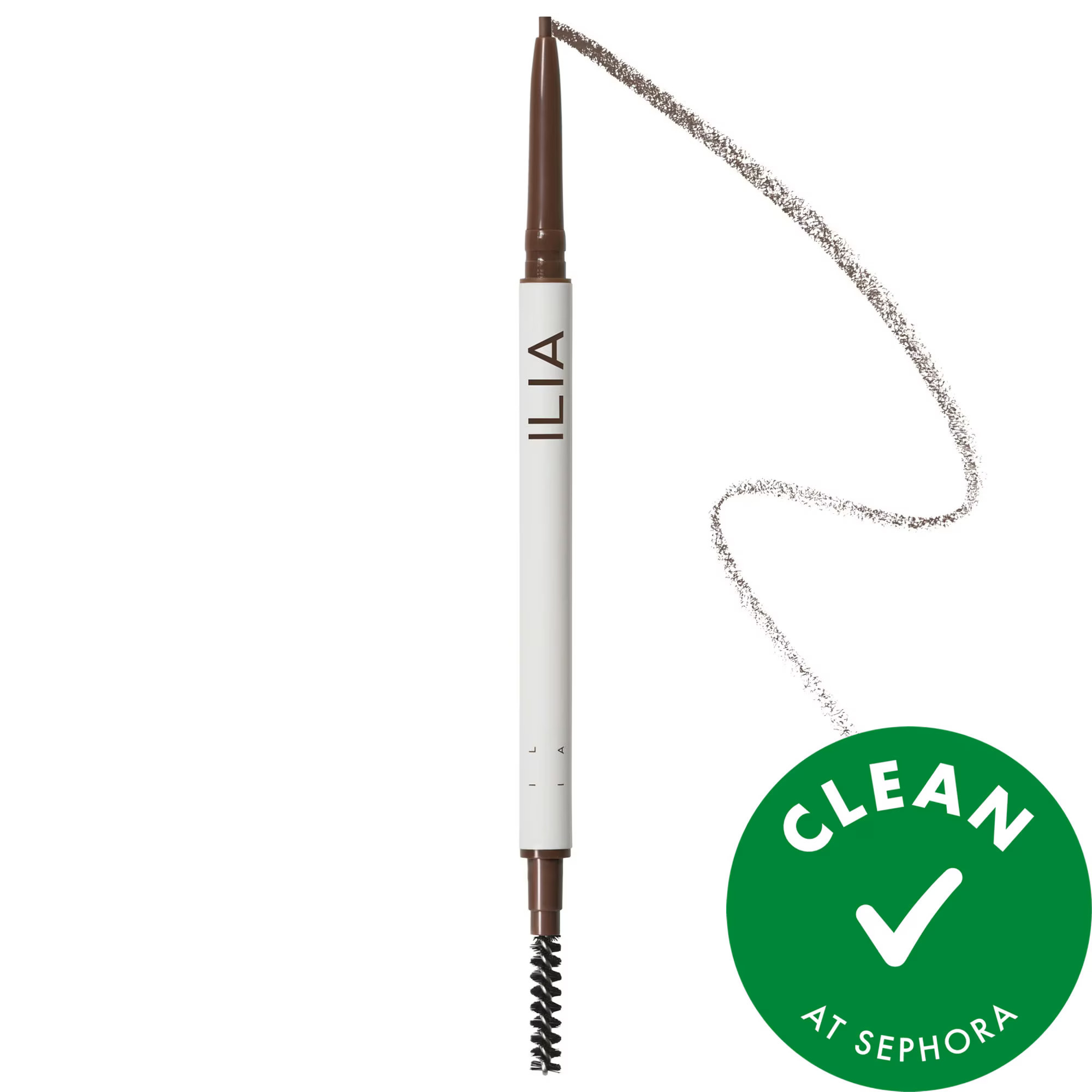ILIA In Full Micro-Tip Eyebrow Pencil Dark Brown 0.003 oz / 0.09 g | Sephora (US)