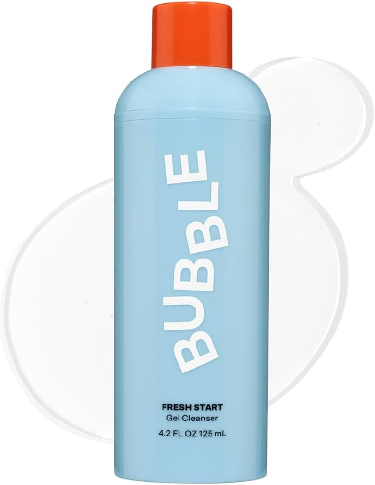 Bubble Skincare Fresh Start Gel Cleanser - Gentle Exfoliating Face Wash for Oily Skin - Gel Clean... | Amazon (US)