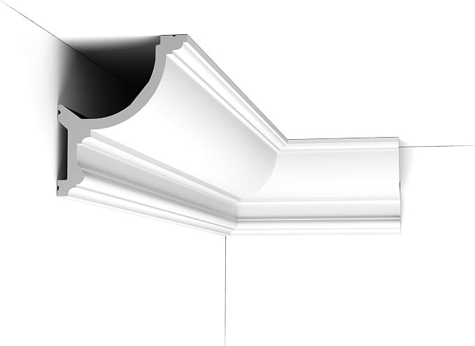 Orac Decor | High Density Polyurethane Foam Crown Moulding for Indirect Lighting | Primed White |... | Amazon (US)