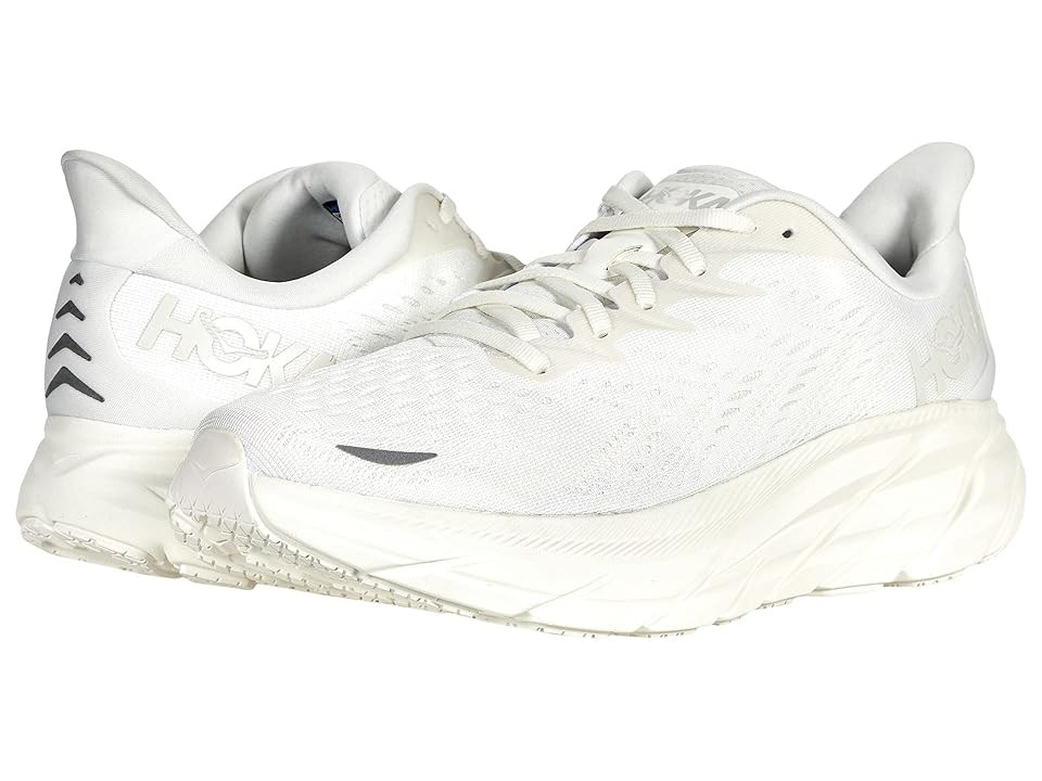 Hoka Clifton 8 (White/White) Women's Shoes | Zappos