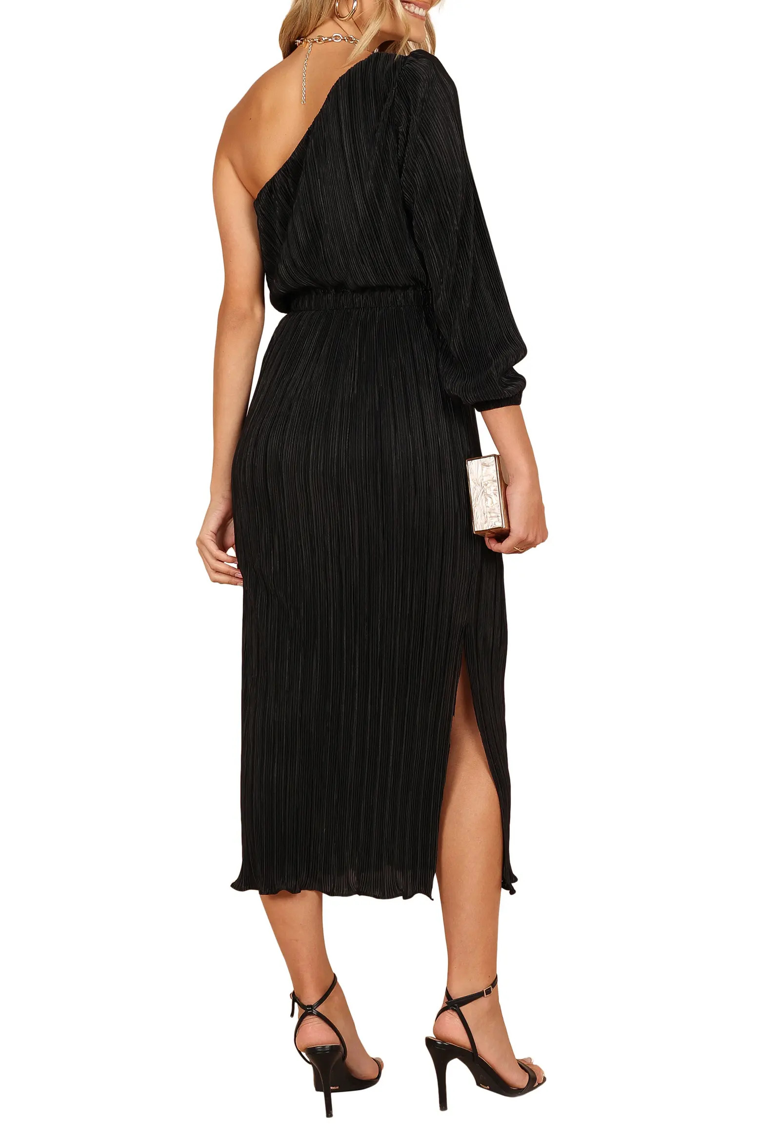 Pontee Plissé One-Shoulder Midi Dress (Women) | Nordstrom | Nordstrom