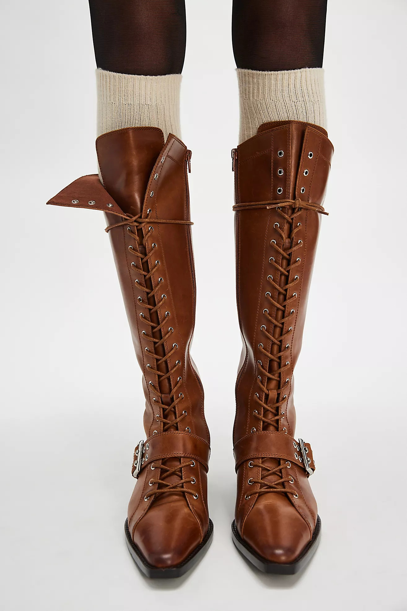 Nelly Lace-Up Boots | Free People (Global - UK&FR Excluded)