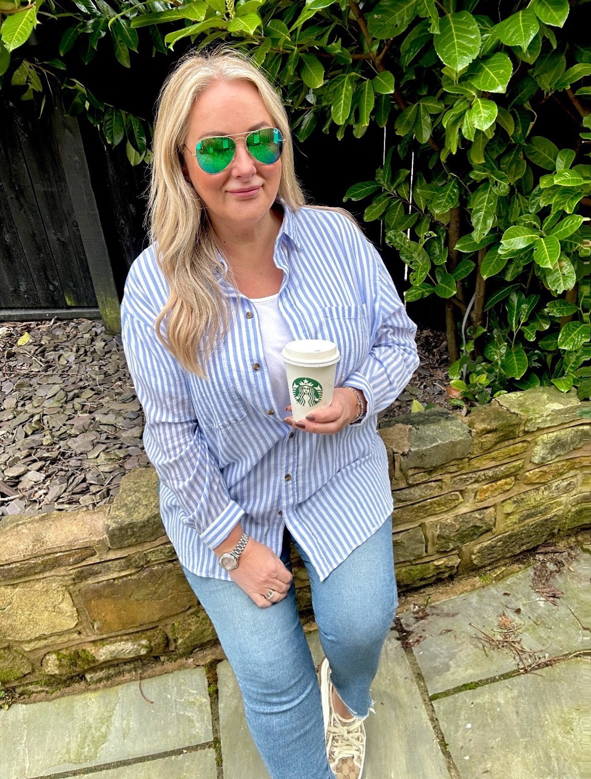 Stripes For The Win 🩵🤍

#LTKeurope #LTKSeasonal #LTKmidsize