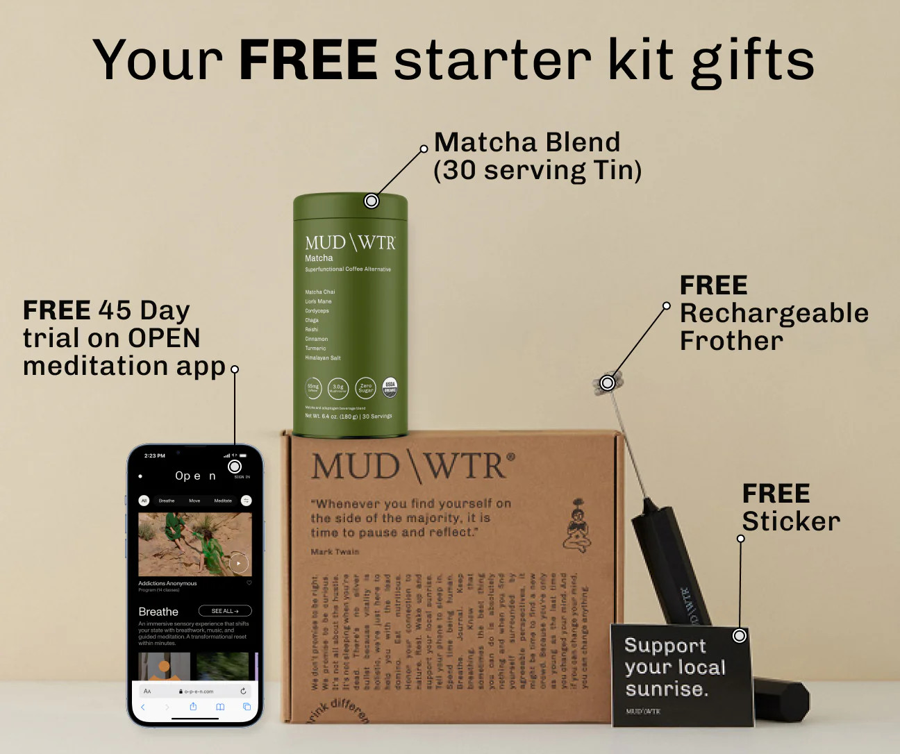 Matcha Starter Kit | MUD\WTR