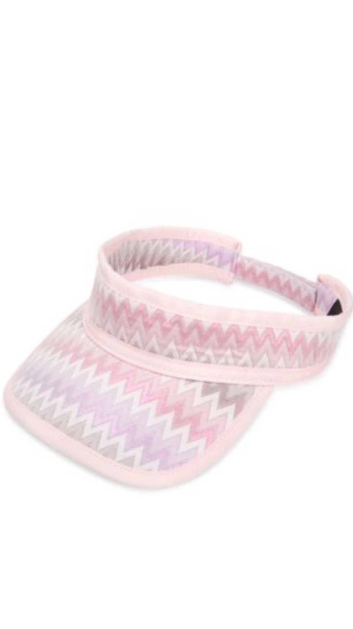 Accidentally found this missoni visor on sale from $265-$69. Such a great find!!