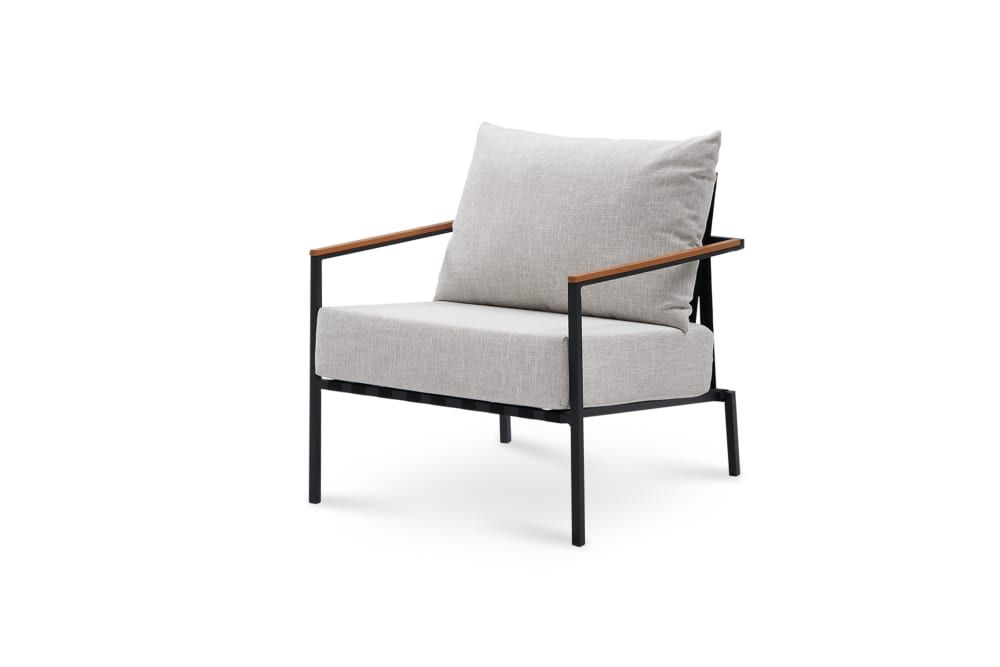 Sorrento Lounge Chair, Oat Beige, No Cover | Castlery | Castlery (AU)