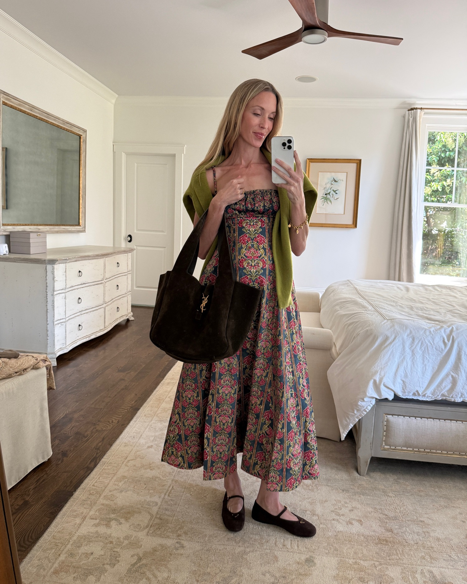 Transitional dress by @hillhousehome — gorgeous between seasons print and will dress up or down! Wearing XS/2.

#LTKootd #LTKgrwm #LTKSeasonal