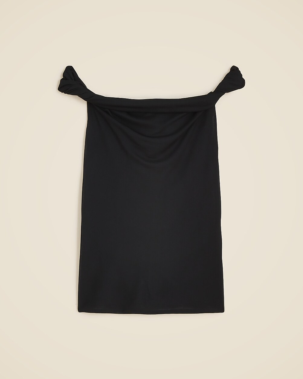 Off-the-shoulder twist tank top in matte jersey | J. Crew US