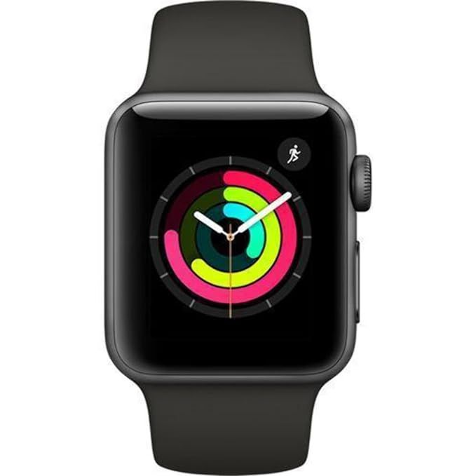 Apple MR352LL/A Watch Series 3 - Gps - Space Gray Aluminum Case with Gray Sport Band - 38mm | Amazon (US)