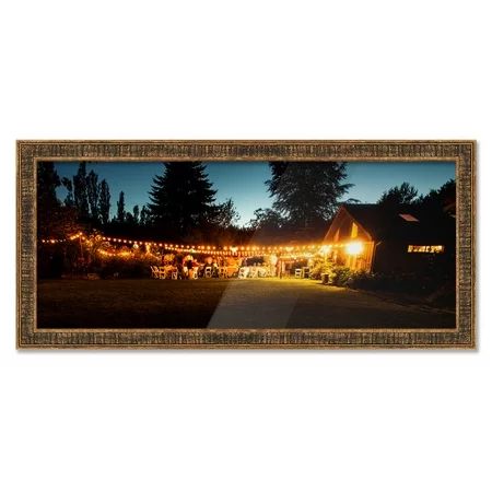 10x30 Frame Gold Picture Frame - Complete Modern Photo Frame Includes UV Acrylic Shatter Guard Front | Walmart (US)