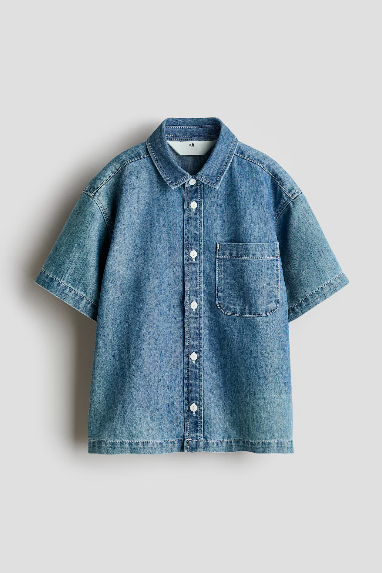 Loose-fit denim shirt | H&M (US + CA)