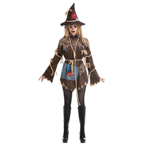 Spooktacular Creations Halloween Women Scarecrow Costume, Wicked Scarecrow Costume Women for Halloween Dress Up Party Cosplay, Role-Playing Cosplay Party (X-Large) | Amazon (US)