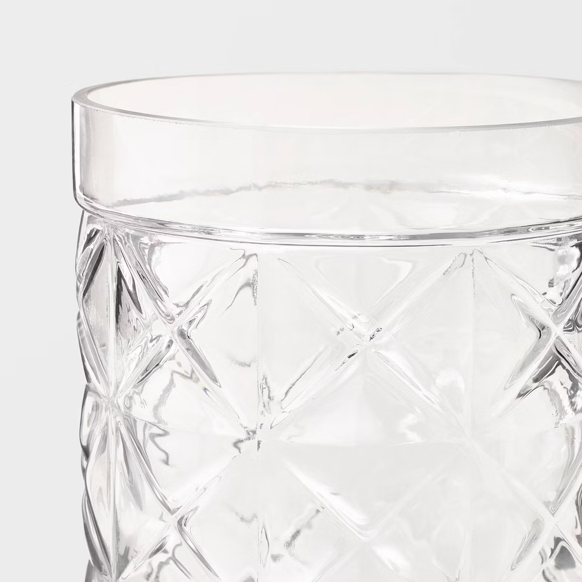 Large Etched Glass Hurricane - Threshold\u2122 designed with Studio McGee | Target