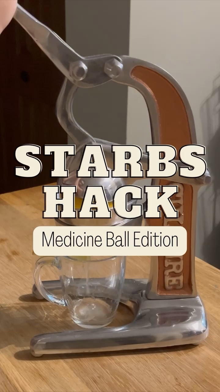 I told my friend the other day that I was feeling under the weather, and her first response was "get a medicine ball from Starbucks!" Well after I looked at the menu and saw the cost 🙃 I decided to make my own version at home on the cheap 🤑 and with MUCH less sugar.

So here's the recipe for my at-home Medicine Ball dupe
- 1/4 lemon freshly squeezed (I put half in my juicer and then just shared it between 2 mugs - one for my hubby and one for me 🥰)
- About a TBSP of honey
- 1 Peach Tranquility Teavana Tea Bag (or any peach tea)
- 1 Jade Citrus Mint Teavana Tea Bag (or any similar combo)
- Hot water

AND THAT'S IT!!

So yummy and soothing if you're feeling under the weather, with none of the unnecessary sugar that's in the one at the cafe. If you do like it a little bit sweeter, you can add a splash of lemonade 😉

Would you try this one? Tell me in the comments 💁🏻‍♀️

And let me know which Starbucks Drink you want an at-home dupe for next!

#LTKSeasonal #LTKhome #LTKVideo