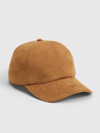 Faux-Suede Baseball Hat | Gap (US)