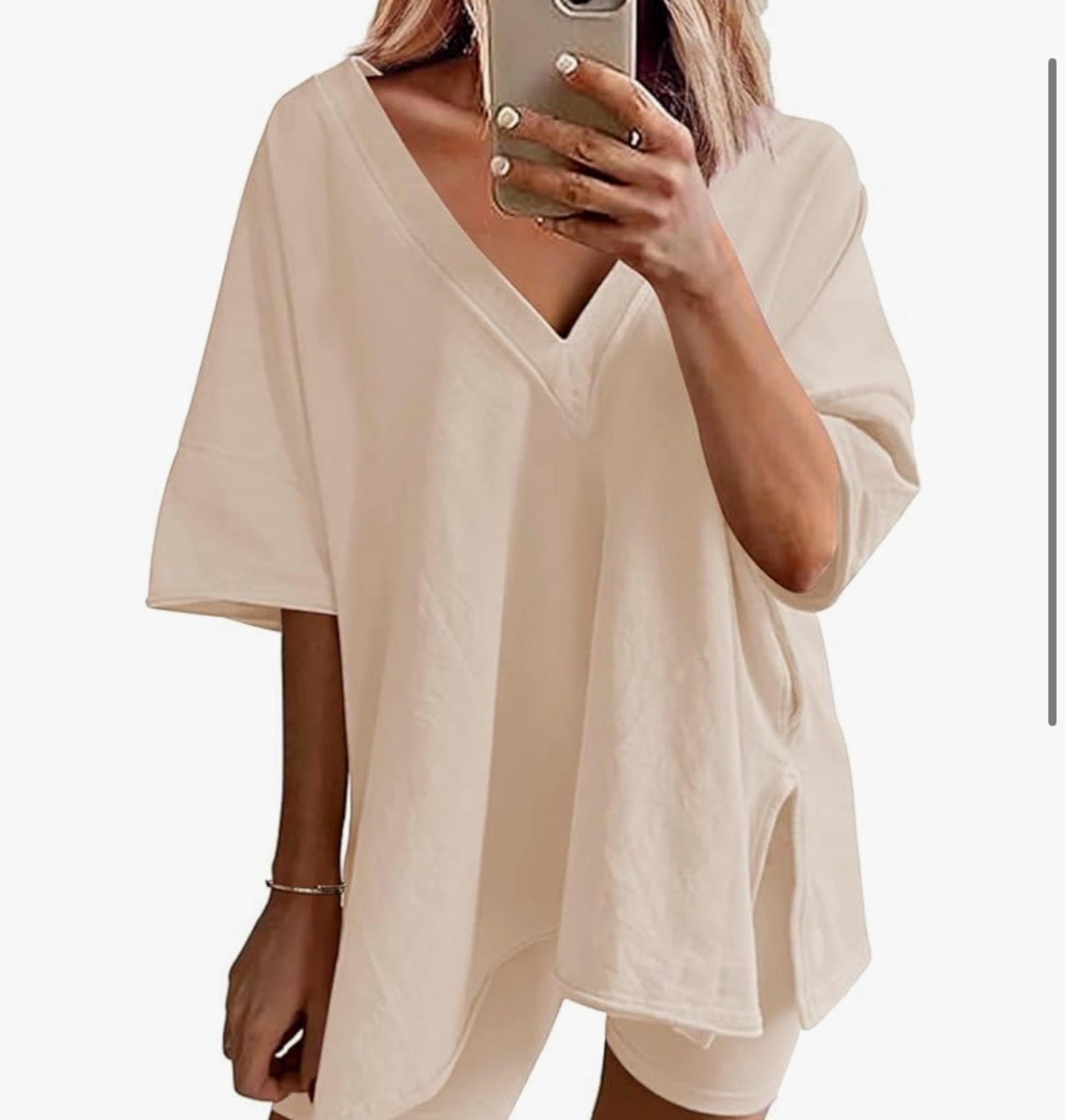 Amazon two piece set -

If you can’t tell via my LTK- I love a good two piece set 👏 

I had grabbed this in a medium
But need a small since it is already oversized 

Two piece set, lounge set, casual outfit, neutral fashion, Amazon fashion, Amazon outfit 

#LTKtravel #LTKGiftGuide #LTKstyletip
